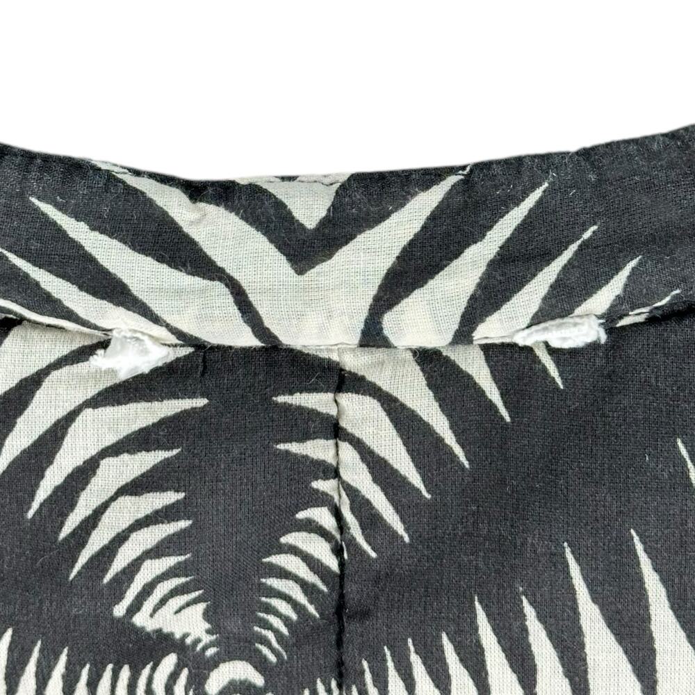 BA&SH Terry Reversible Jacket Geometric Pattern Floral Print Women's Small - Picture 8 of 10